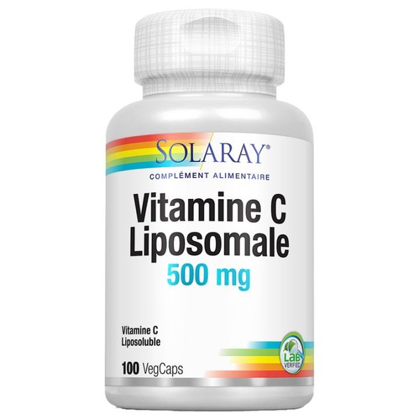 Solaray Vitamine C Liposomale en gélules, 500 mg