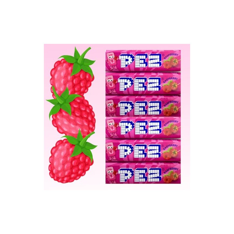 Pez Candy Dispenser Refill Rolls, (25 Count) Choose Your Favorite