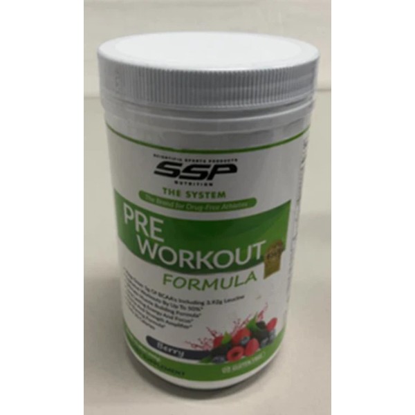 Unbranded SPP Nutrition Pre Workout Berry 15.66 oz