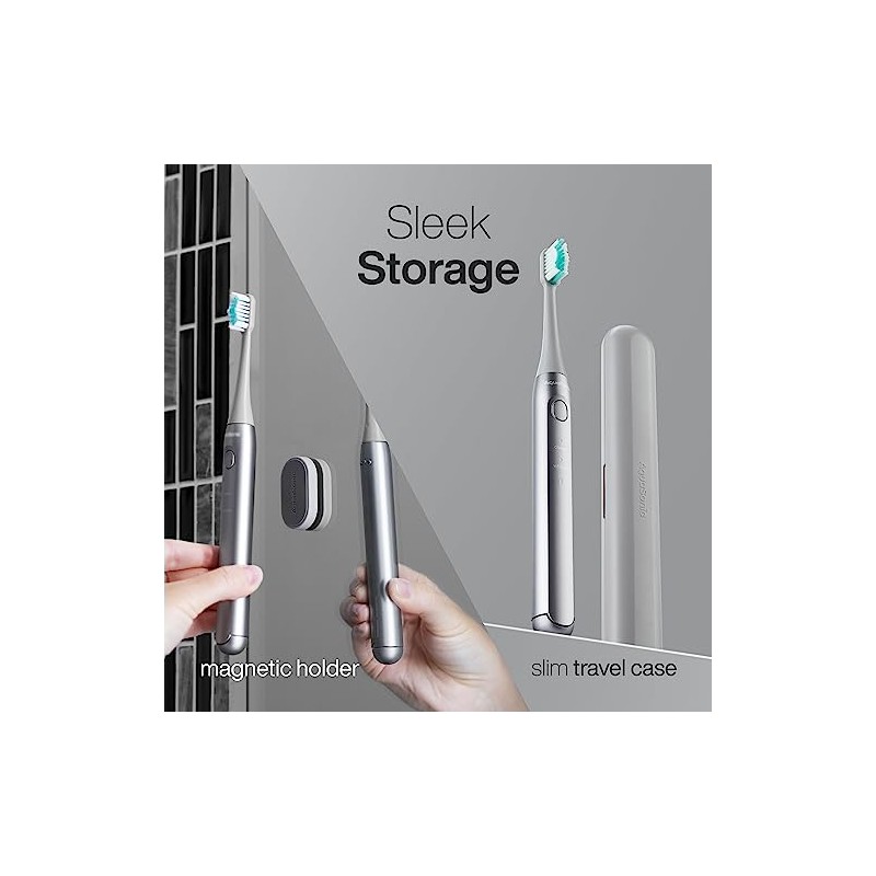 Aquasonic Icon Cepillo de dientes sónico microvibrante – Aceptado ADA