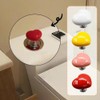 UtySty 4 Pack Toilet Push Button Pusher Heart Shape Adhesive