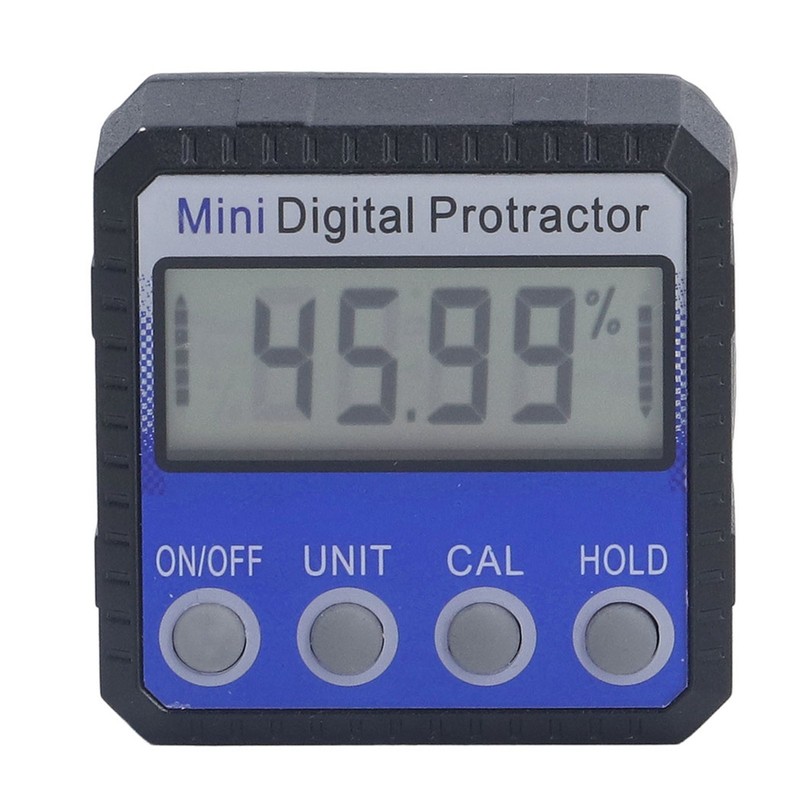 Digital Inclinometer Magnetic 360° 4 Units Portable Digital Angle Gauge