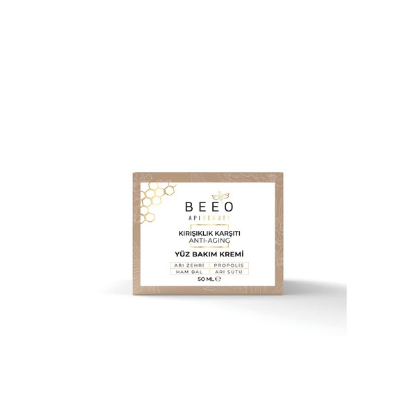Bee'o Arı Zehirli Propolisli Arı Sütlü Anti-Aging Yüz Kremi, 50