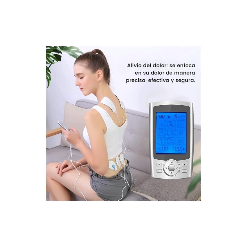E T EASYTAO | TENS Electroestimulador Muscular, con 36 Modos