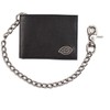 Dickies Men’s Bifold Genuine Leather Thin Card Wallet with ID