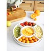 Sweese 707.001 Porcelain Divided Serving Dishes, Relish Tray, Serving Bowls