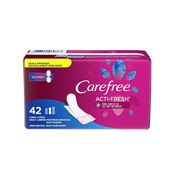 Carefree, Body Shape Togo PantilinersUnscented, 42 Count, Long