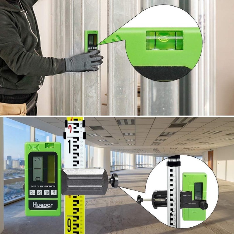 Huepar Laser Receiver LR-5RG for Huepar Laser Level - Green