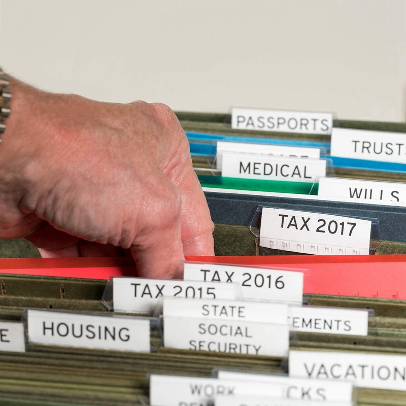 YEHEI 120 Sets of Tabs and Hanging File Inserts 2