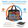 Insulated Lunch Bag, Portable Cooler Bag, Leakproof, Black