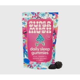 SuperMush Sleep Gummies for Adults - Mushroom Supplement with Magnesium Citra...