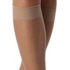 MANA MANA Women's Knee Socks - 2 Pairs Transparent Fabric