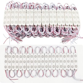 CMLAMPLED 400 Pcs LED Module White 10000K 1.5W LED Storefront Lights 12V DC Waterproof LED Module Light with Tape Adhesive Backside for Inflatables Decorative Christmas Letter Advertising Signs