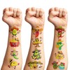 100 PCS Mexican Fiesta Mariachi Taco Temporary Tattoos Stickers Birthday