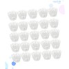 MAGICLULU 25pcs Hollow Out Cupcake Wrappers Elegant Lace Paper Baking