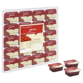 Lichfields Strawberry Jam Individual Portions 20x20g