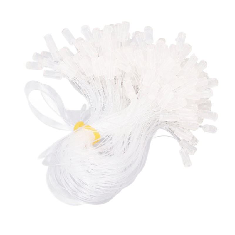200pcs Invisible Fishing Line Elastic Wire for Hair Extensions Transparent