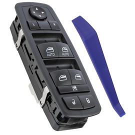 Obaee Master Power Window Switch Front Left Driver Side Compatible with Jeep Grand Cherokee Dodge Durango 2016 2017 2018 2019 2020 2021, Replace OEM 68289802AB