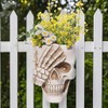 SeoatLink Skull Wall Planter, Hanging Skull Vase Unique Face Flower