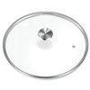 6.5 inch Tempered Glass Lid with Stainless Steel Handle, Versatile
