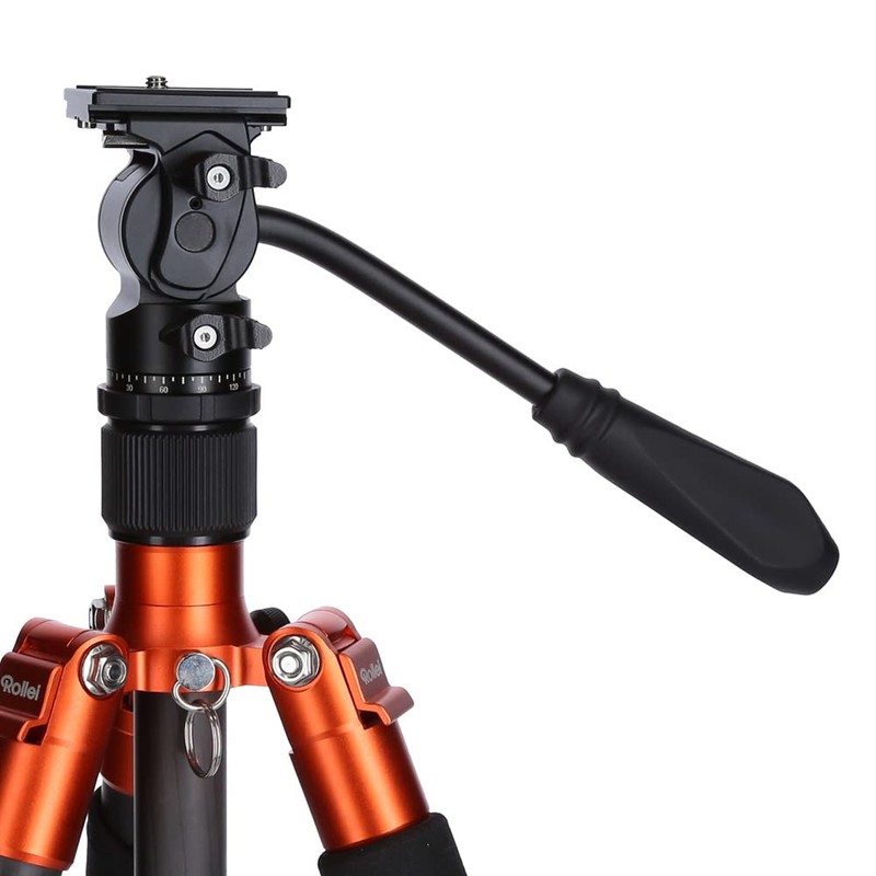 Rollei V5I Video Tripod Head for Light and Soft Movements,