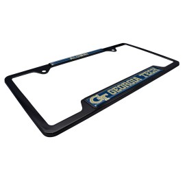 Georgia Tech Yellow Jackets Alumni black metal license plate frame