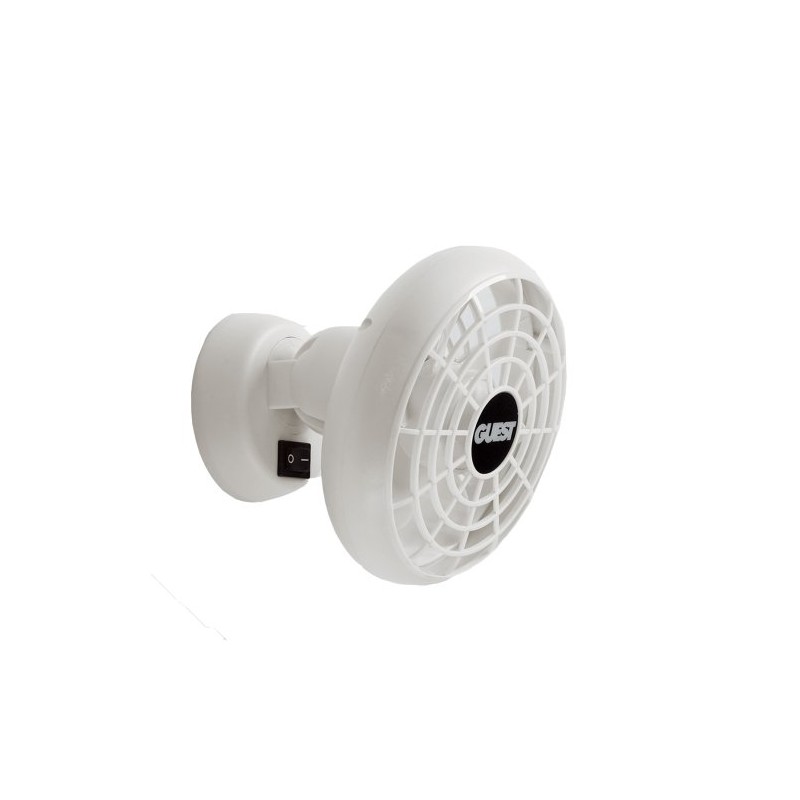 Guest 903-5 Marine Cabin Personal Fan (12-Volt), White