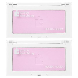 Holika Holika Piece Matching Blusher 3.3g, Clean Lavender, 2 pieces / 홀리카홀리카 피스 매칭 블러셔 3.3g, 클린라벤더, 2개