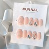 MunNail Bling Heart PixieColor changeable - Short Oval / MunNail