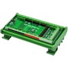 Electronics-Salon DIN Rail Mount Screw Terminal Block Adapter Module, for