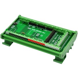 Electronics-Salon DIN Rail Mount Screw Terminal Block Adapter Module, for Arduino MEGA-2560 R3.