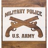 U.S. Army Military Police MP Stencil, Reusable & Sturdy, 11"