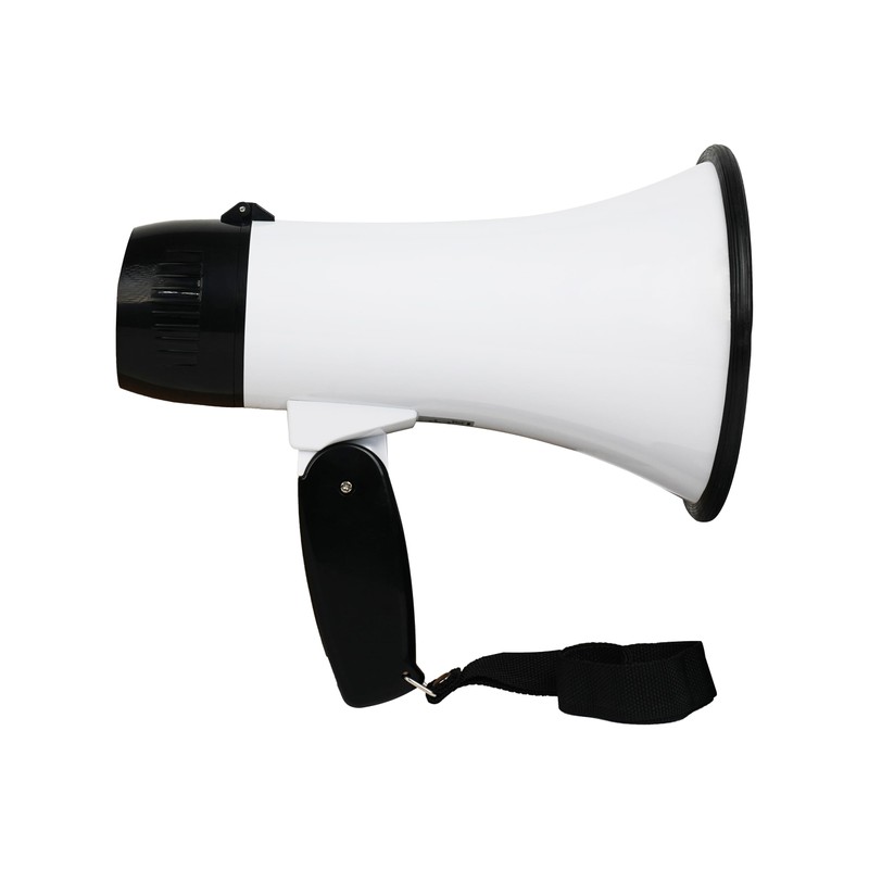 HLLO 105dB Loud Megaphone with Siren and Adjustable Volume