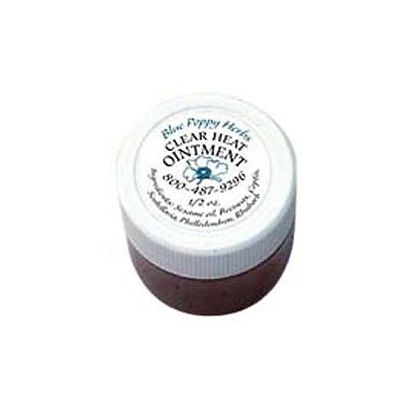 Blue Poppy - Clear Heat Ointment 1/2 oz [Health and