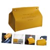 Ciieeo 1pc Elegant Vehicle-Mounted Tissue Box Cover Multi-Purpose Storage for