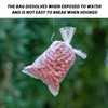 MEMOFYND 100pcs Carp Fishing Bags Polyvinyl Alcohol Bags Carp Fishing