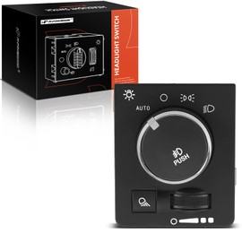 A-Premium Headlight Switch Instrument Panel Headlamp Dimmer Switch Compatible with Ram 1500 2011-2018, 2500 2011-2019, 3500, 4500, 5500 & Dodge Ram 1500 2500 3500, Replace# 68189154AA