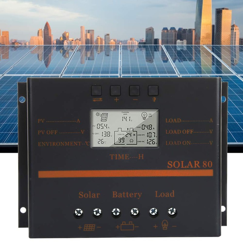 Solar Panel Charging, Stable Auto 12/24V PWM Solar Controller USB