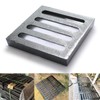 Cast Iron Drain Grate, 9 * 9in Outdoor Drain Cover,
