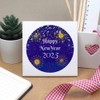 'Happy New Year Fireworks' 108mm Square Ceramic Tile (TD00031217)