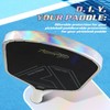Amoswiz Pickleball Edge Guard Tape, Laser Silver Pickleball Protection Tapes