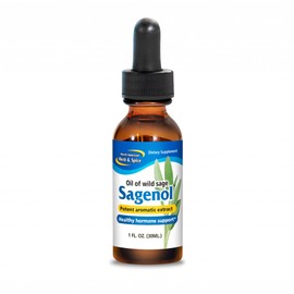 NORTH AMERICAN HERB & SPICE North American Herb & Spice Sagenol - 1 fl. oz. - Wild Sage Oil - Healthy Hormone Support, Antioxidant Power - Non-GMO - 60 Servings