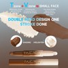 Dual-Ended Cream Contour Wand Highlight Stick (Universal)