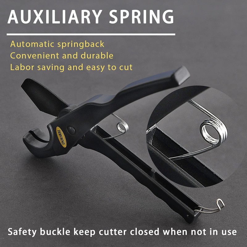 DOWELL PVC Pipe Cutter Spring Drive Pipe and Tube Cutter
