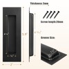 HBL' 6 Pack | 6 Inch Pocket Door Pull Handles,