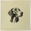 Azeeda 40cm x 40cm 'German Shorthaired Pointer' Canvas Cushion Cover