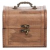 Brandsseller Set of 3 Chest Storage Boxes Decorative Wooden Crates
