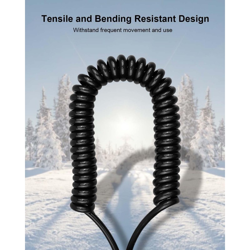 Qnbes 6 Pin Snow Plow Handheld Controller Cable Cord Fit