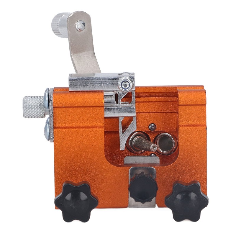Portable Crank Chainsaw Sharpening Jig Stainless Steel Chainsaw Tooth Blade