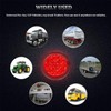 PSEQT 4" LED Round Stop Turn Tail Lights Trailer Truck